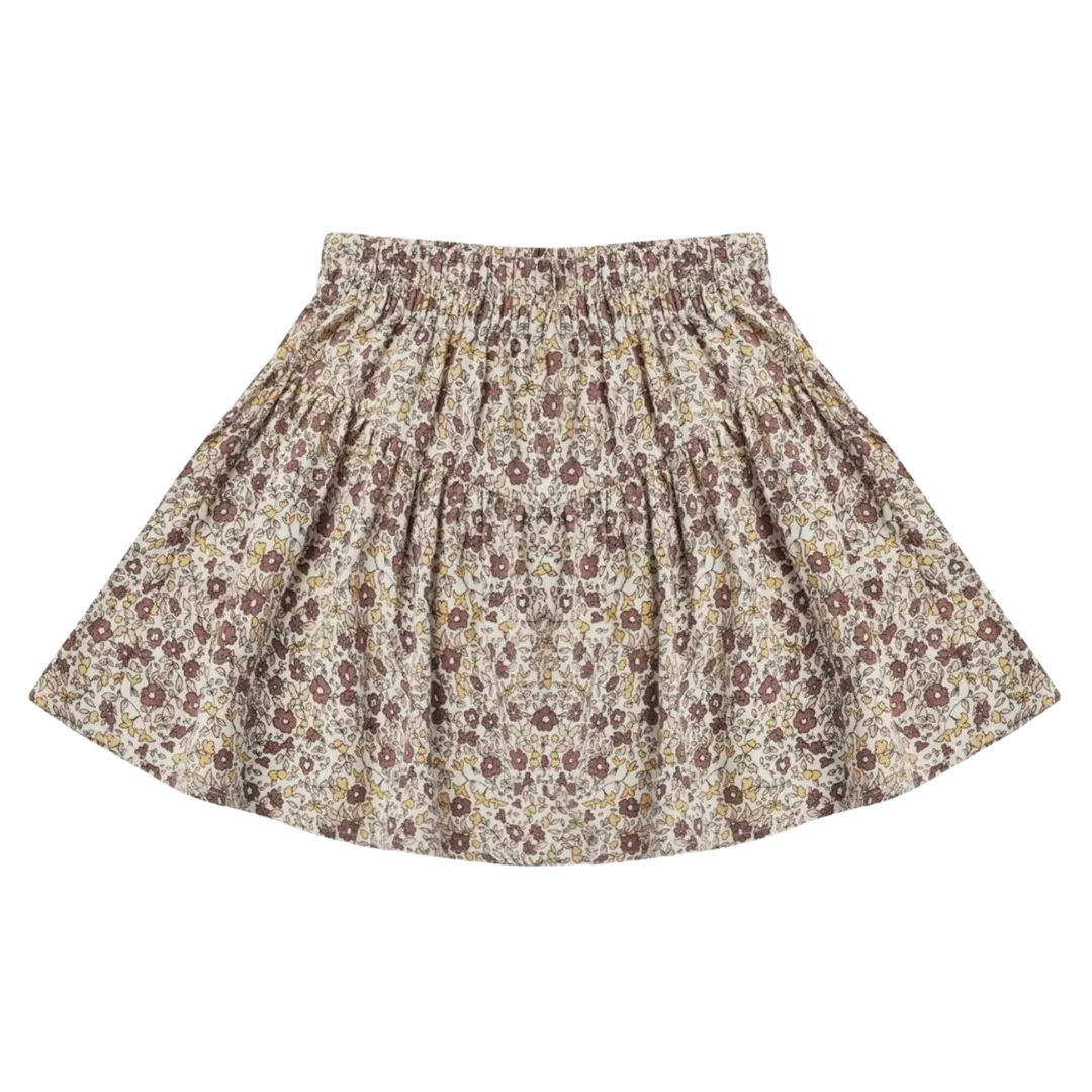 Autumn Floral Sparrow Skirt