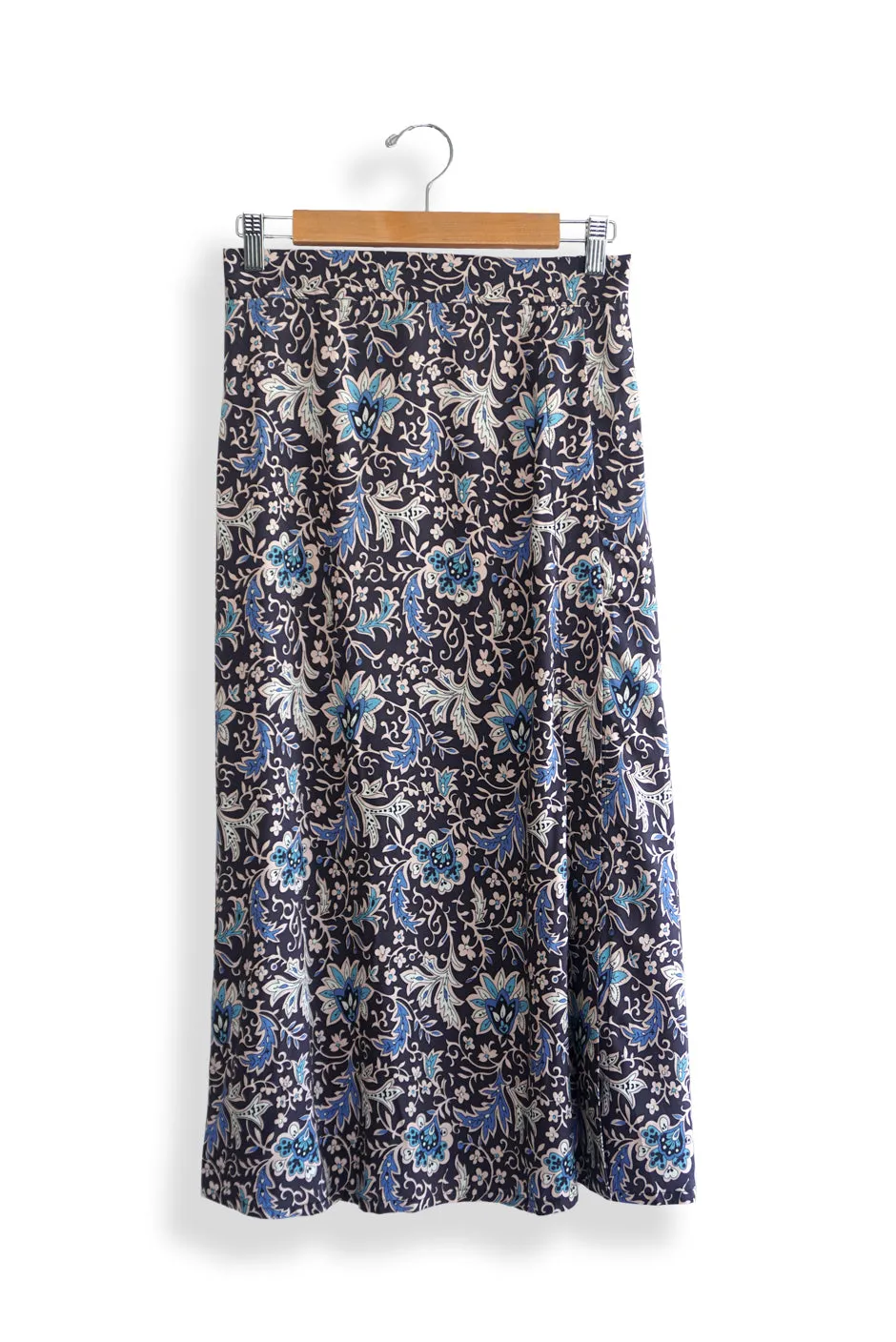 Avery Skirt in Navy Floral