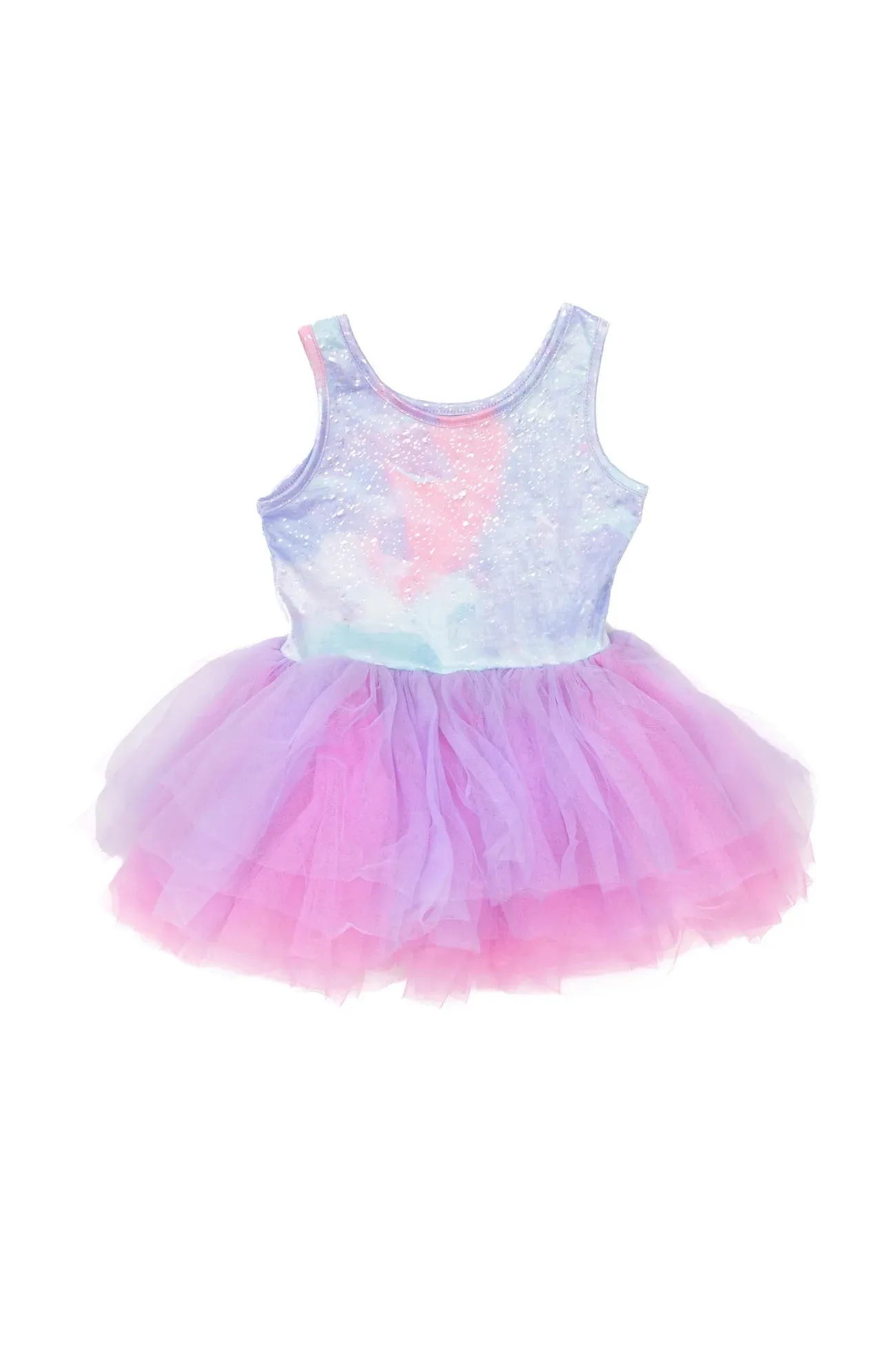 Ballet Tutu Dress Multi-Lilac 5-6