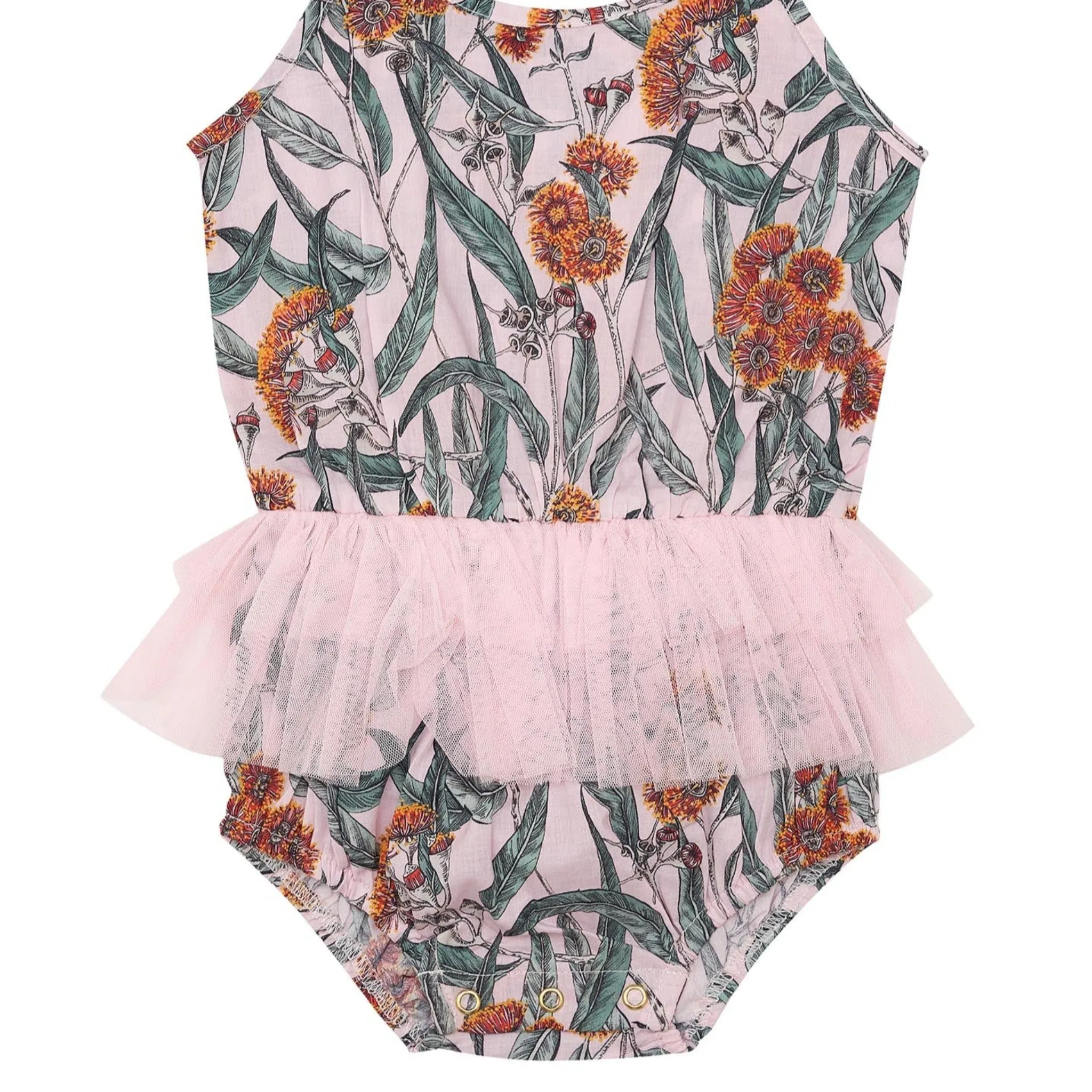 Bella   Lace - Angel Romper Christmas Gum