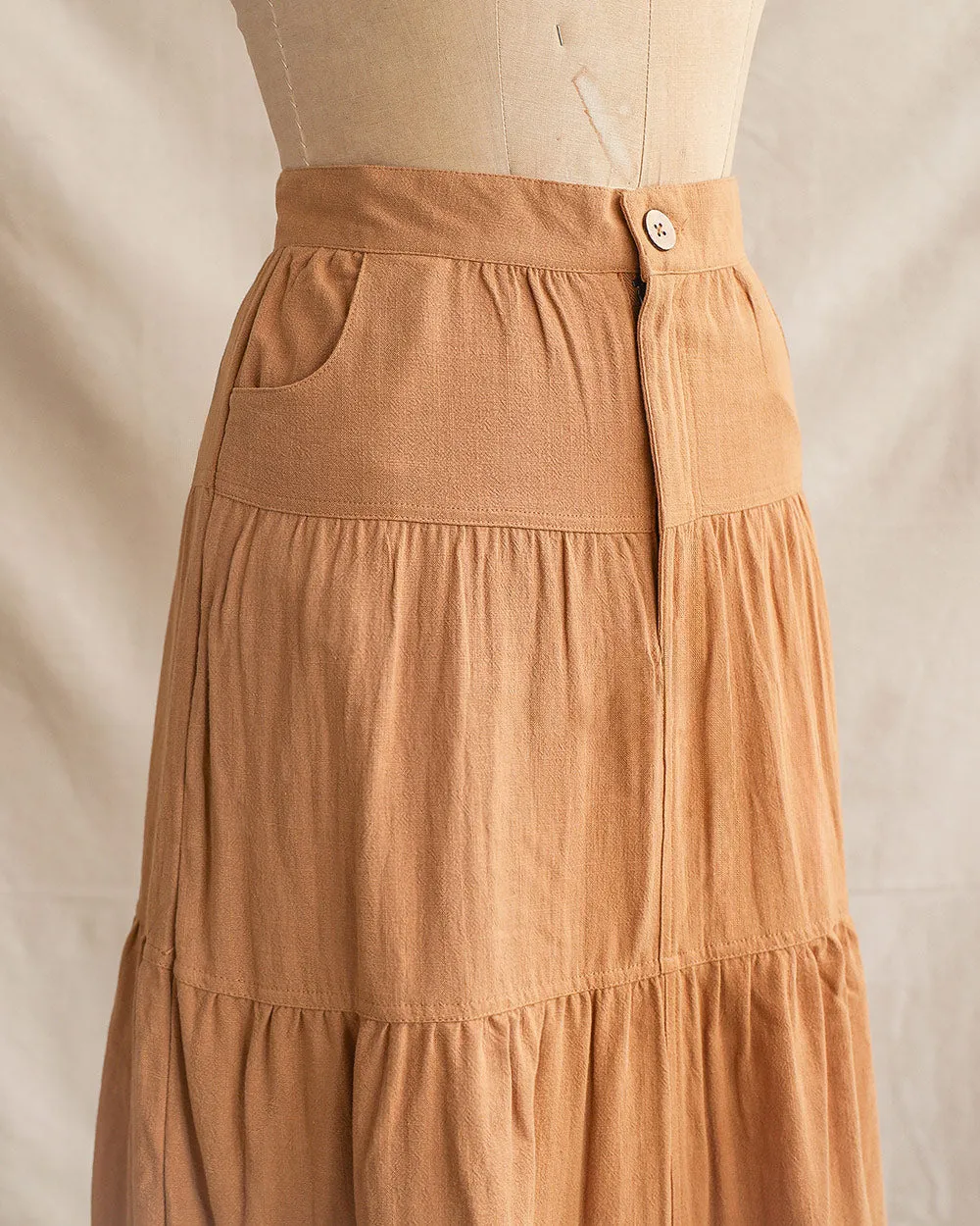 Between Acres Skirt - Brown