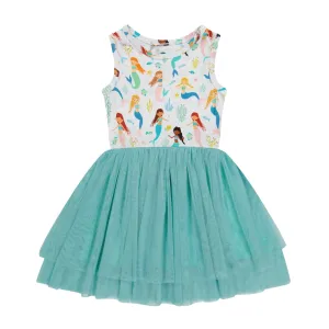 Bird & Bean Bamboo Tulle Dress - Magic Mermaids