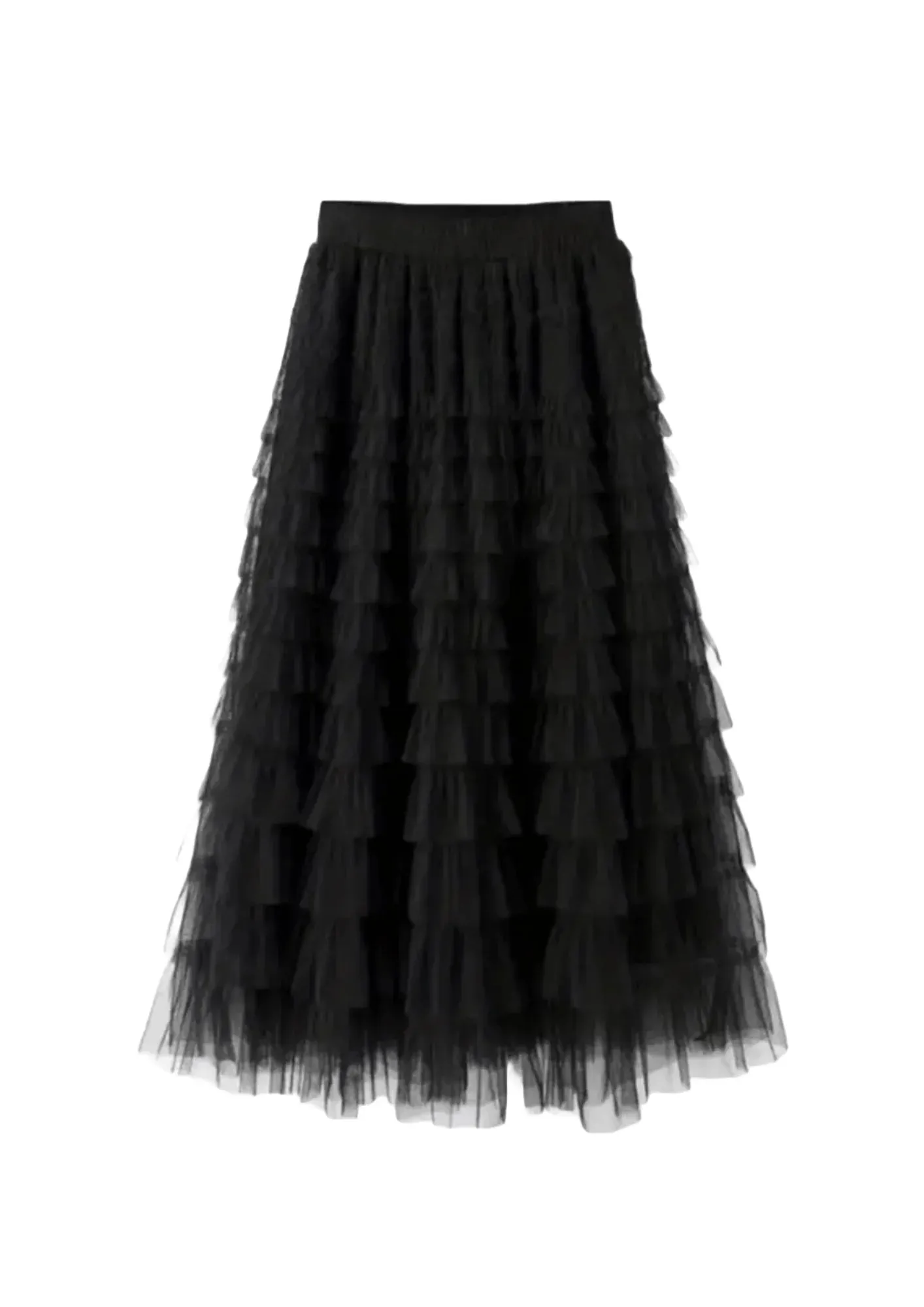 BLACK TULLE SKIRT