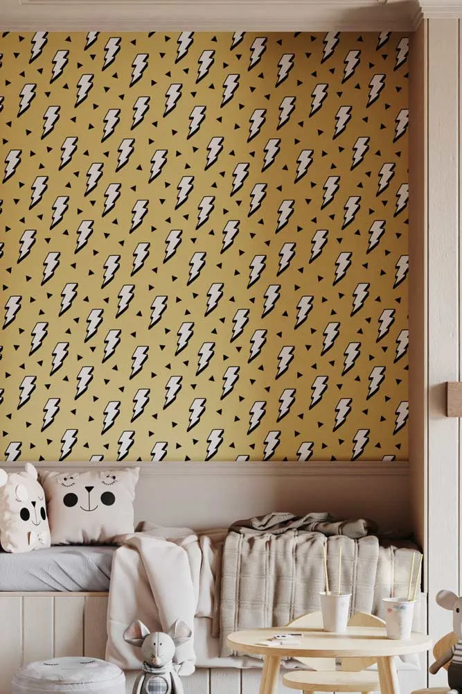 Bobbi Beck Zap Yellow Wallpaper