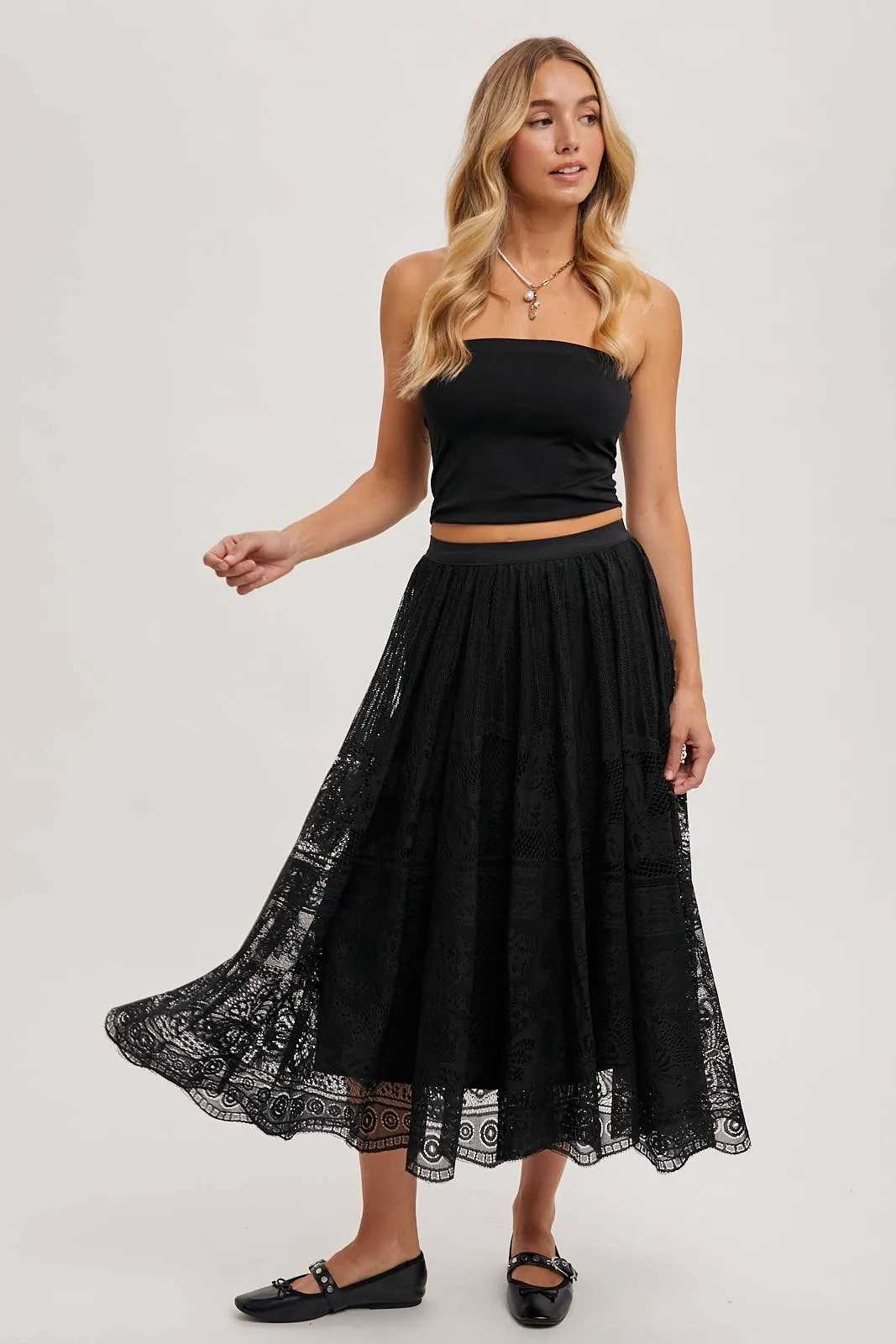 Boho Lace Midi