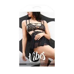 Boss AF Suspender Skater Skirt - M/L Boxed