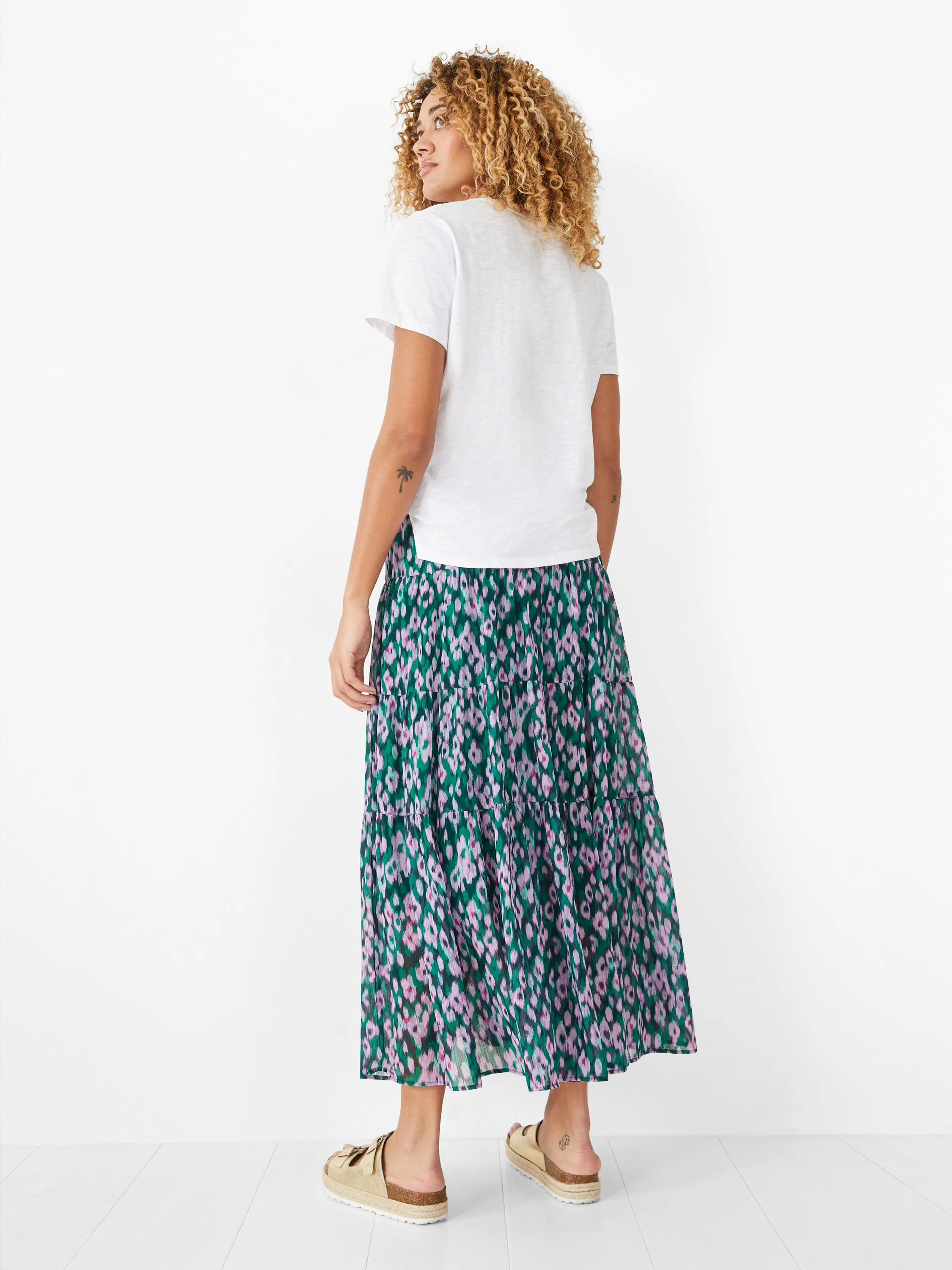 Branwen Floral Print Maxi Skirt