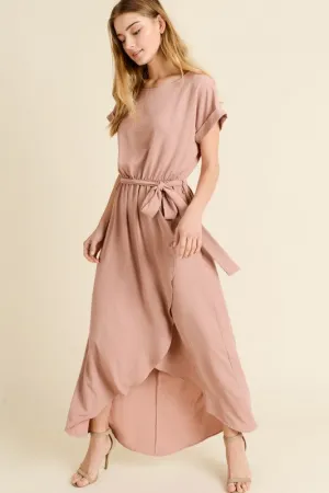 Caroline Maxi Dress in Rose