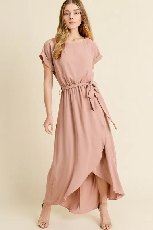 Caroline Maxi Dress in Rose