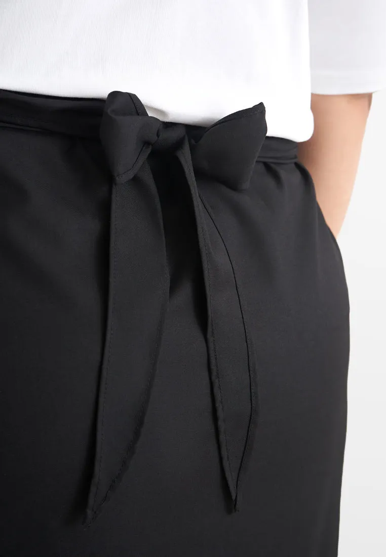 Cik Semi-Instant Minimalist Pario Skirt - Basic Black