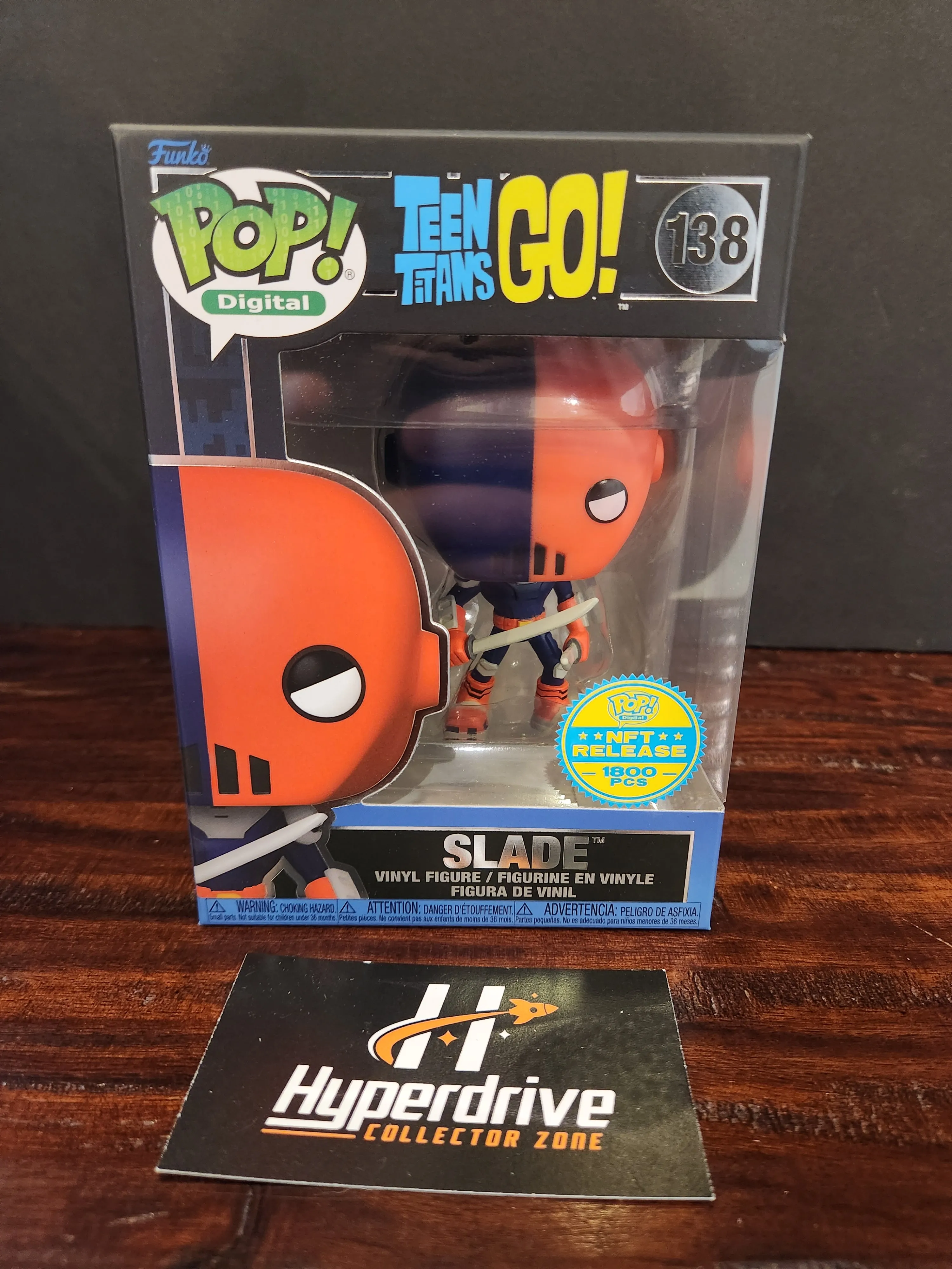 DC Teen Titans GO! Slade Funko PoP! Vinyl Figure NFT Release Exclusive