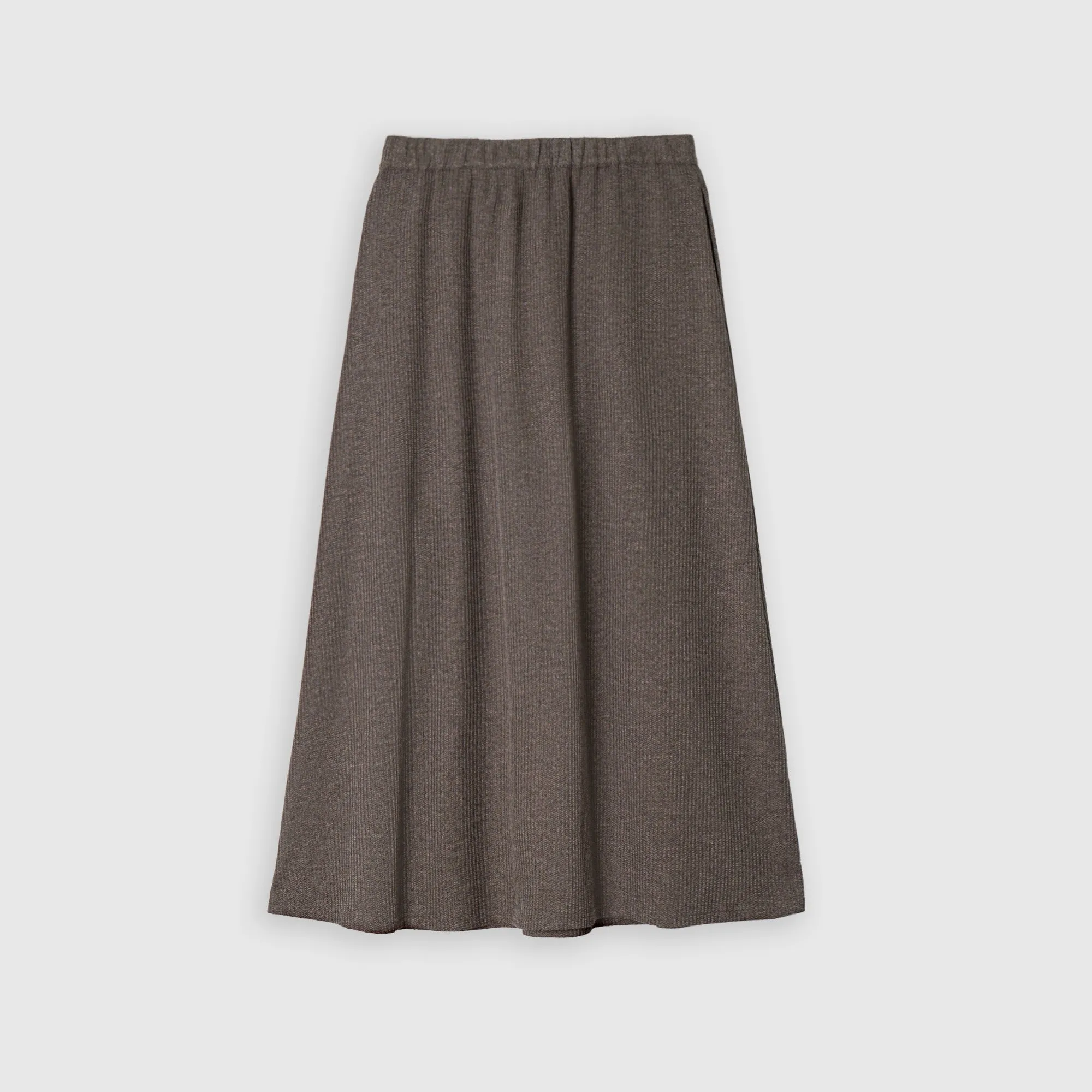 Drawstring A-Line Skirt