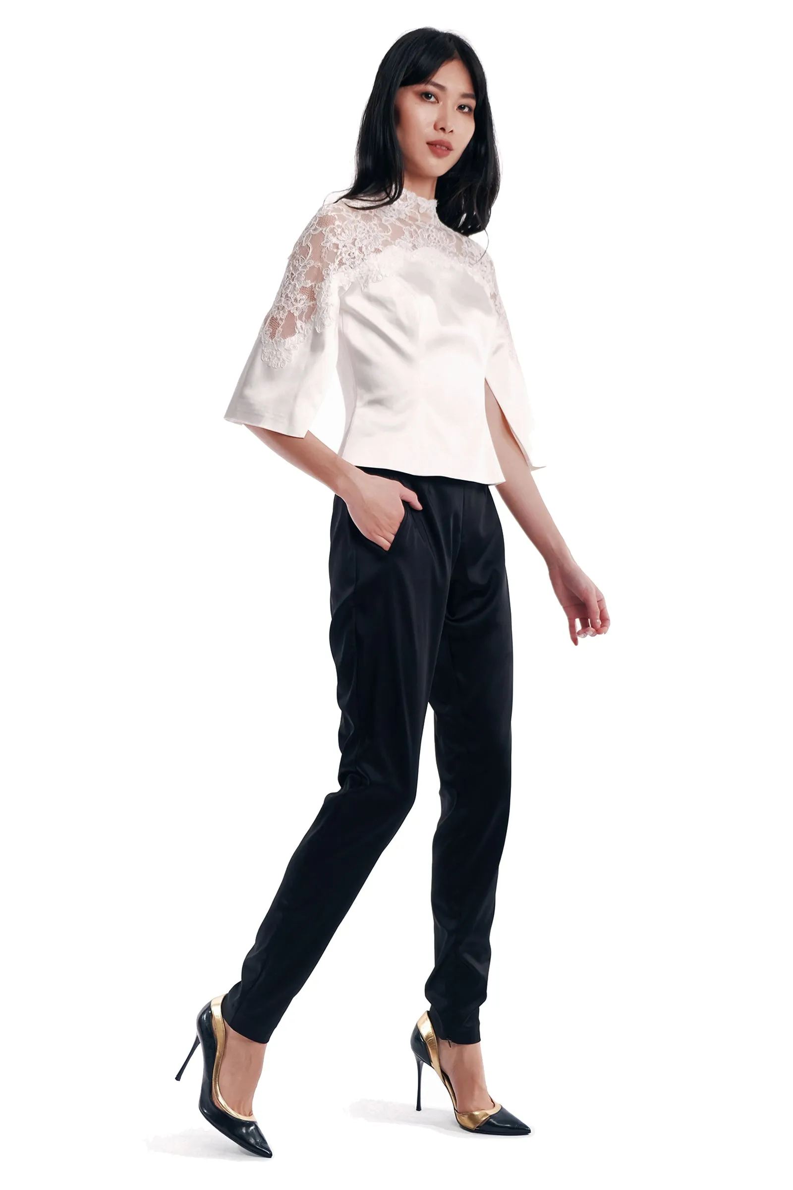 Edena Lace Emb. Top