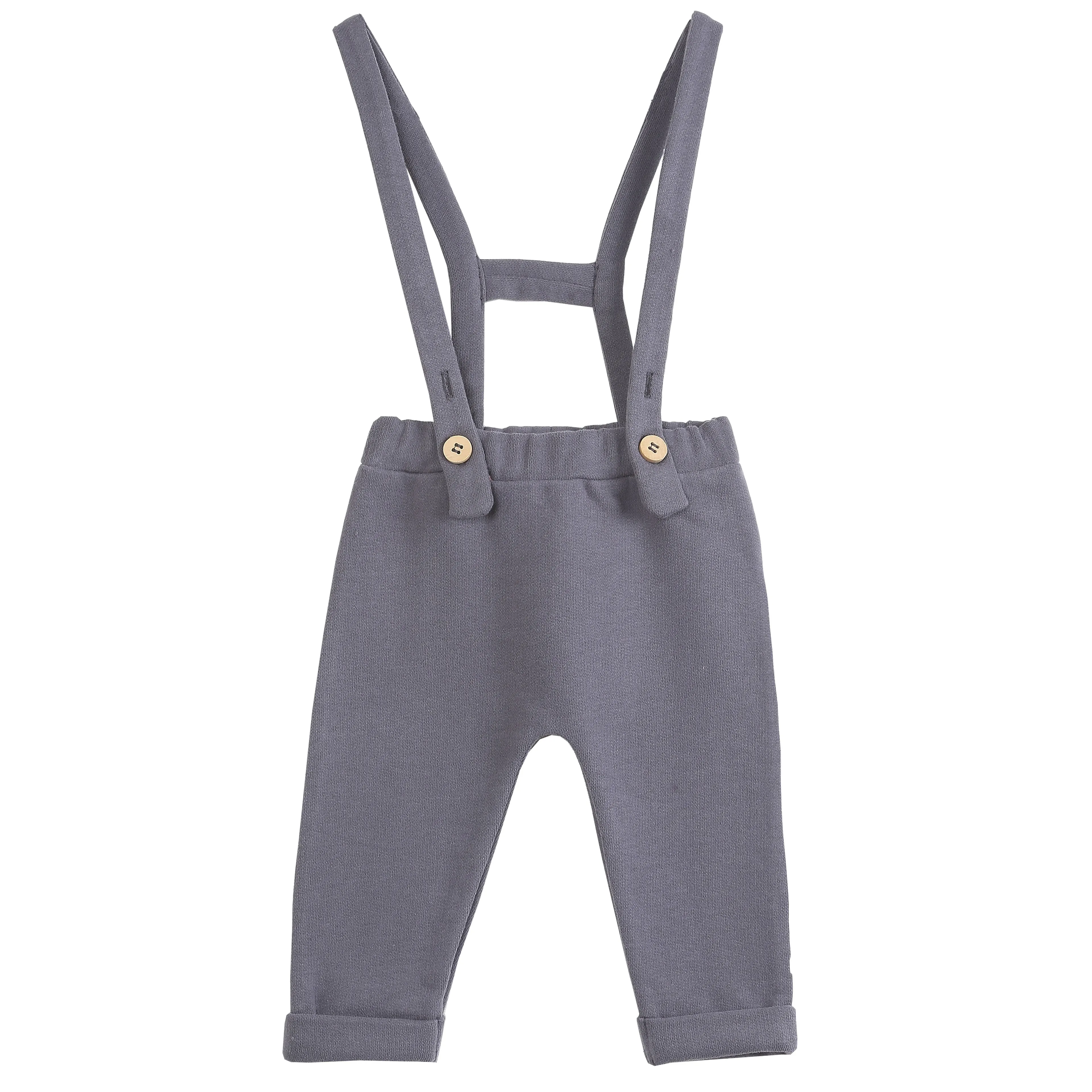 Emile et Ida Bitume Suspender Baby Pants