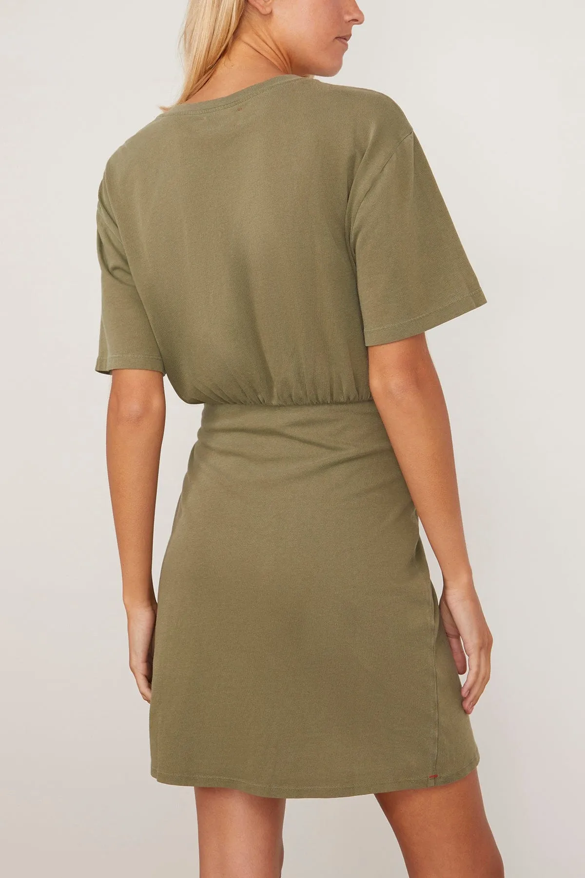 Emme Dress in Dune Green