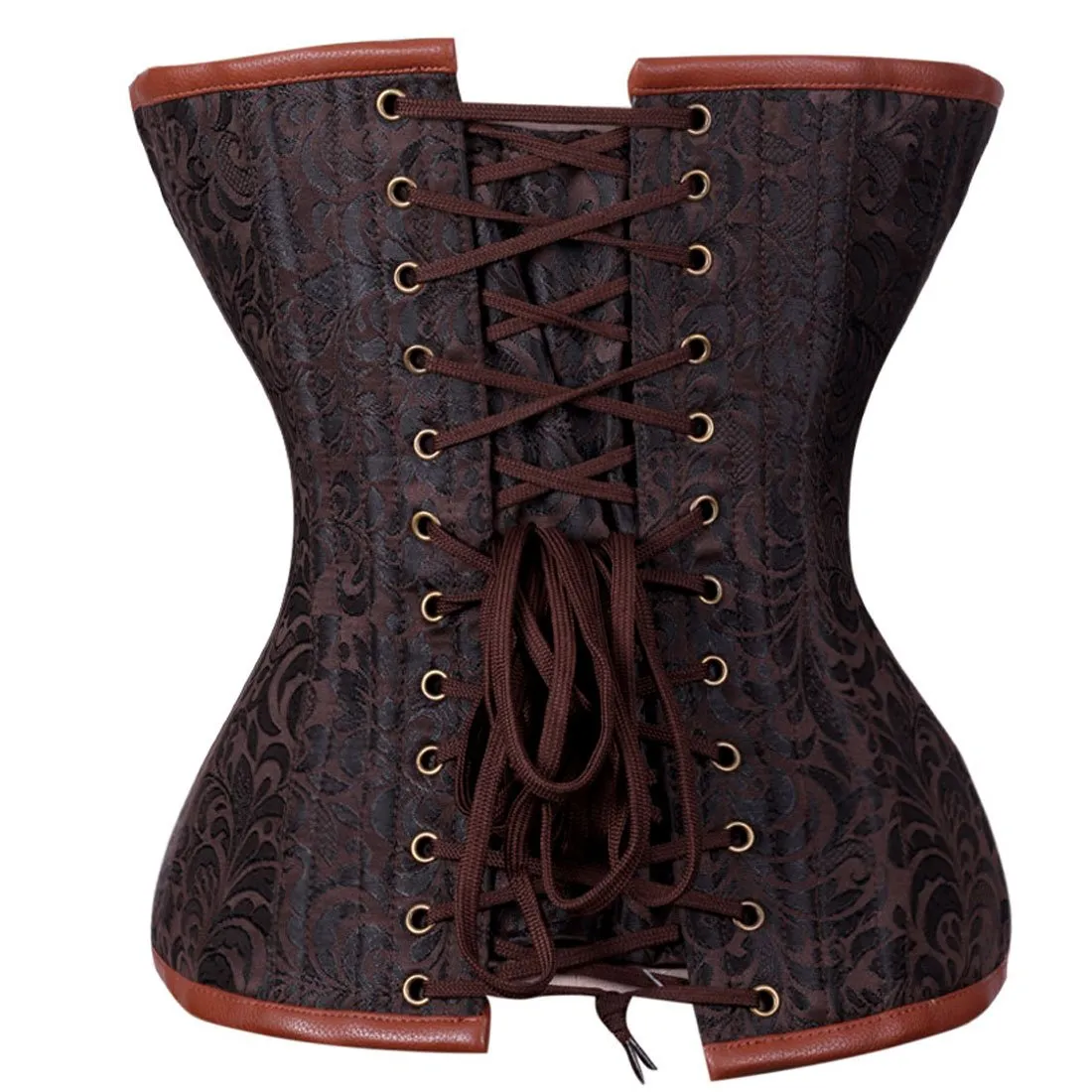 Erika Overbust Steel Boned Steampunk Corset