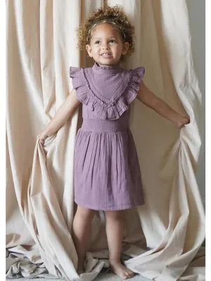 Esmée Muslin Cotton Ruffle Dress