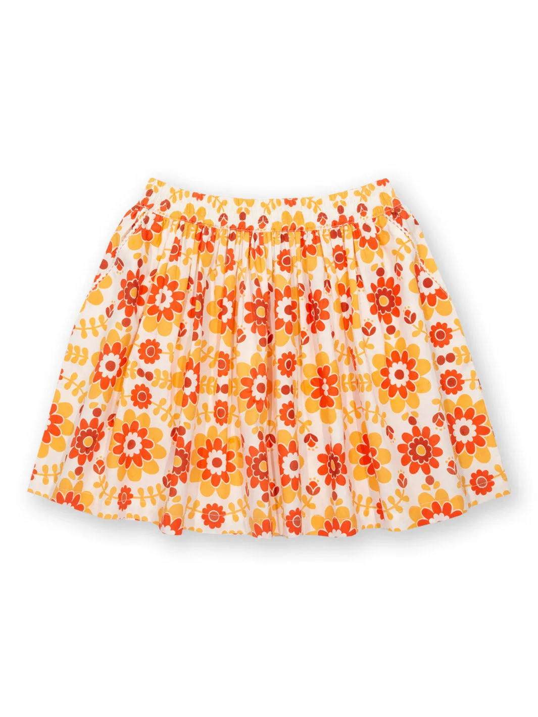 Groovy floral skirt