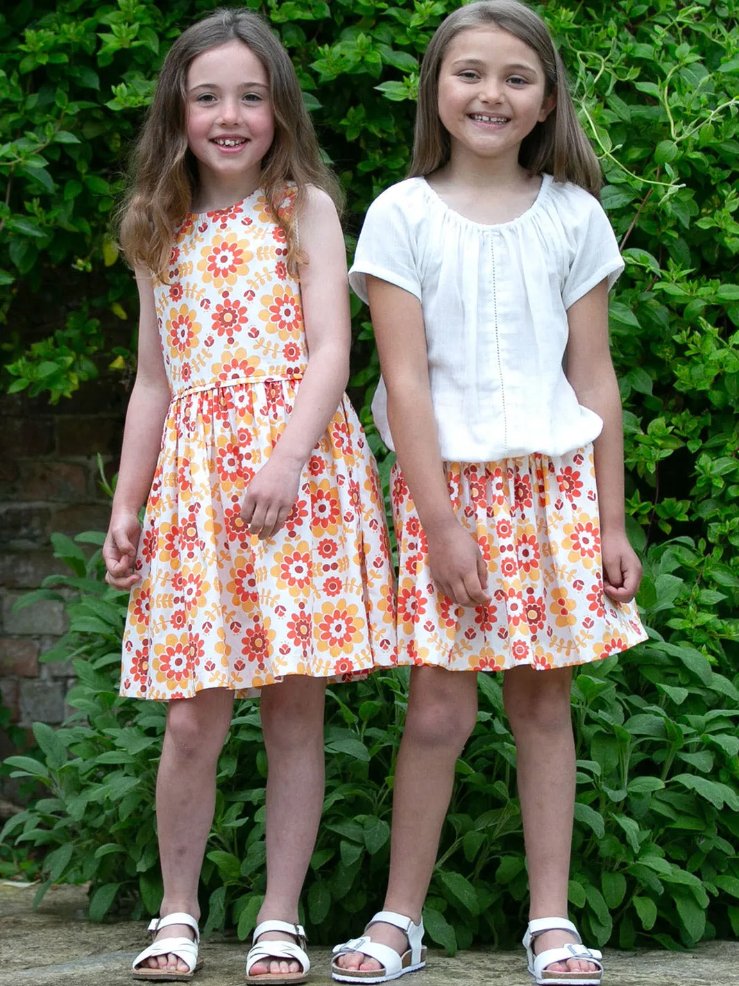 Groovy floral skirt