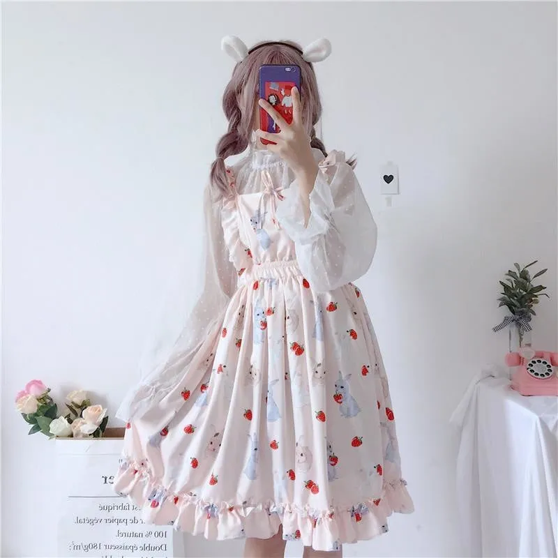 Little Bun Suspender Dress