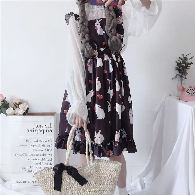 Little Bun Suspender Dress