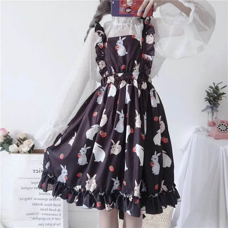 Little Bun Suspender Dress