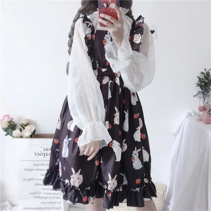 Little Bun Suspender Dress