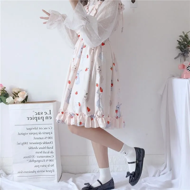 Little Bun Suspender Dress