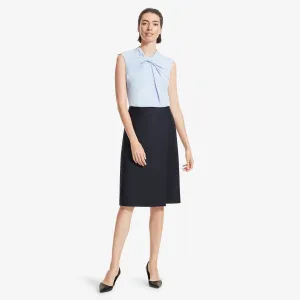 Logan Skirt - Sharkskin :: Ink