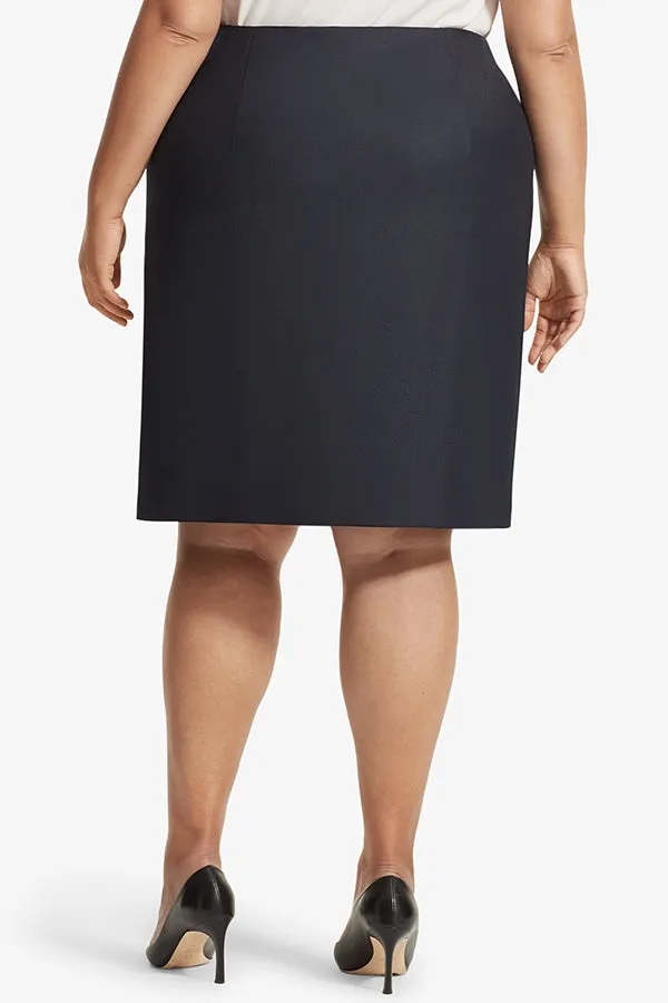 Logan Skirt - Sharkskin :: Ink