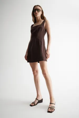 Luccia Dress Chocolate