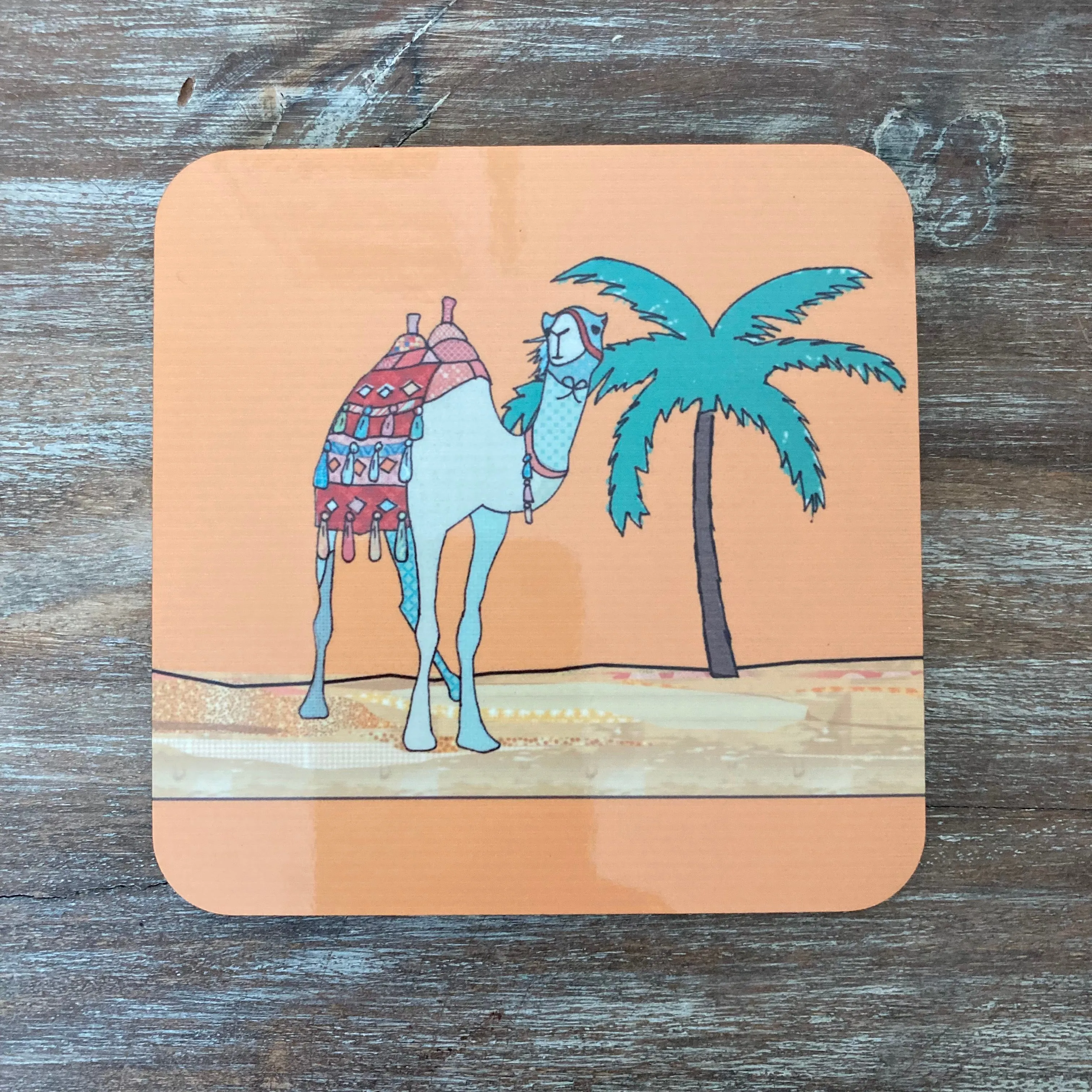 Patchwork Abu Dhabi Icons Coasters - Set of 6 Coasters