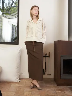 RACHEL SKIRT BROWN