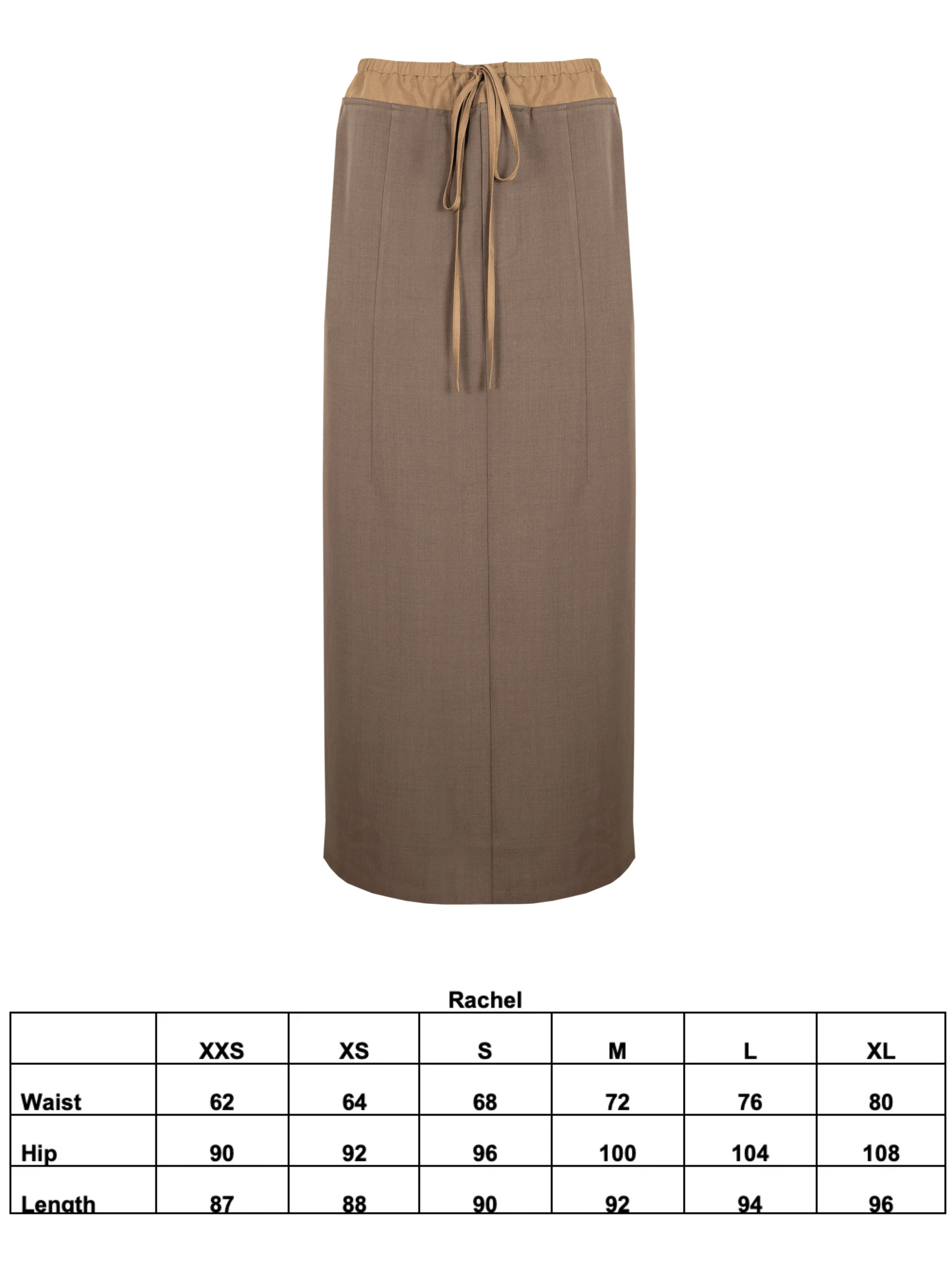 RACHEL SKIRT BROWN