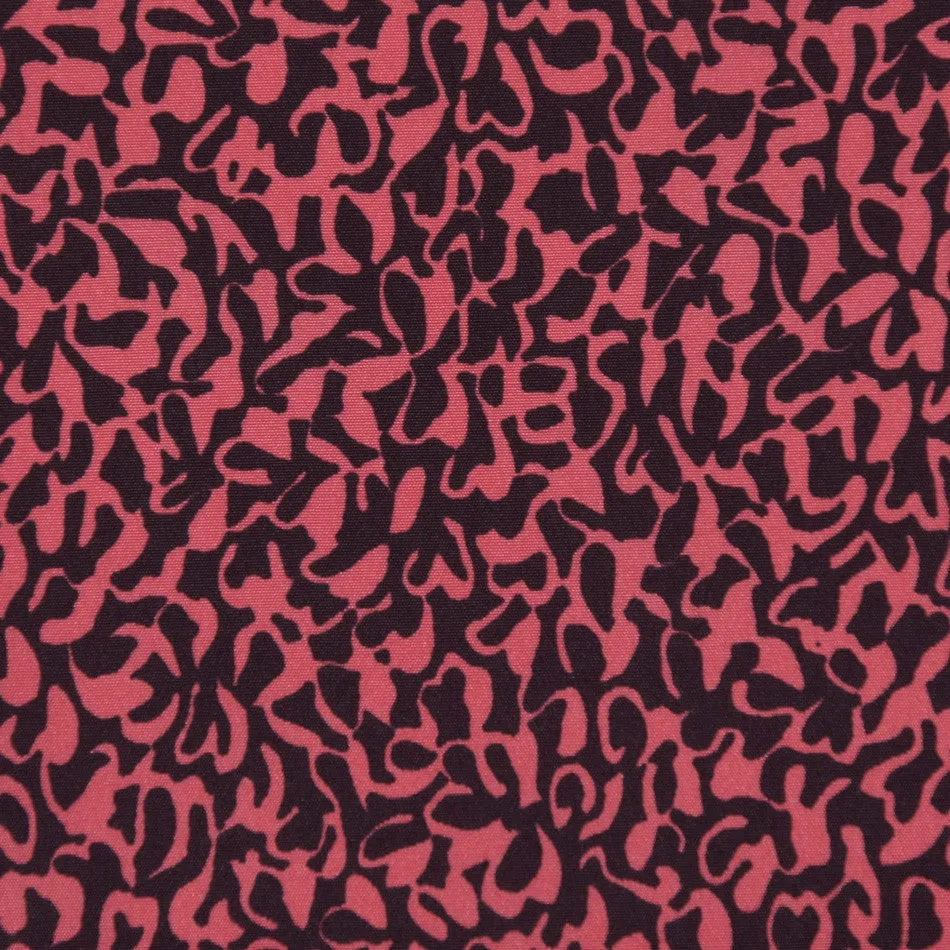 Retro Print Blouseweigth Fabric 2427