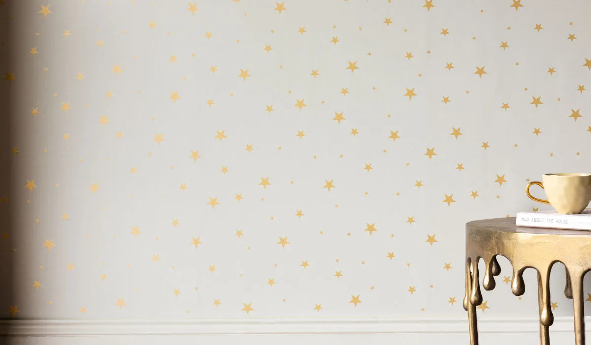 Rockett St George Starry Skies Parchment Wallpaper