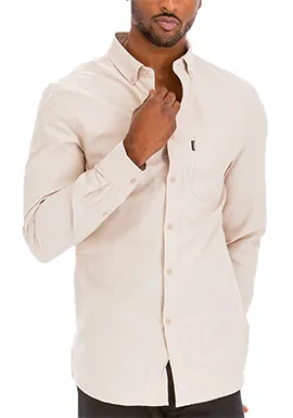 SIGNATURE LONG SLEEVE BUTTON DOWN SHIRT