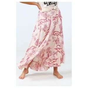 Skirt Road Trip - Redbird Pink