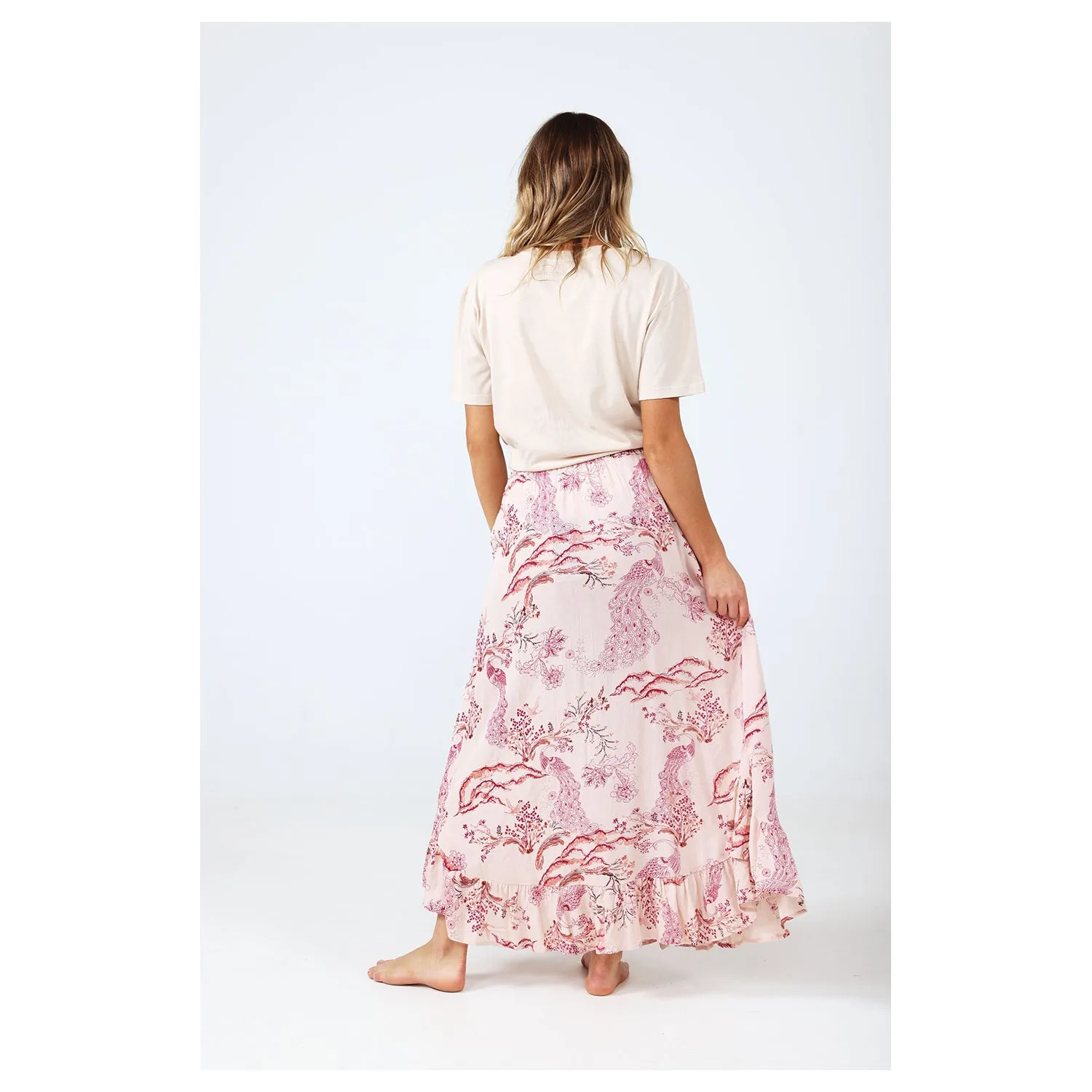 Skirt Road Trip - Redbird Pink