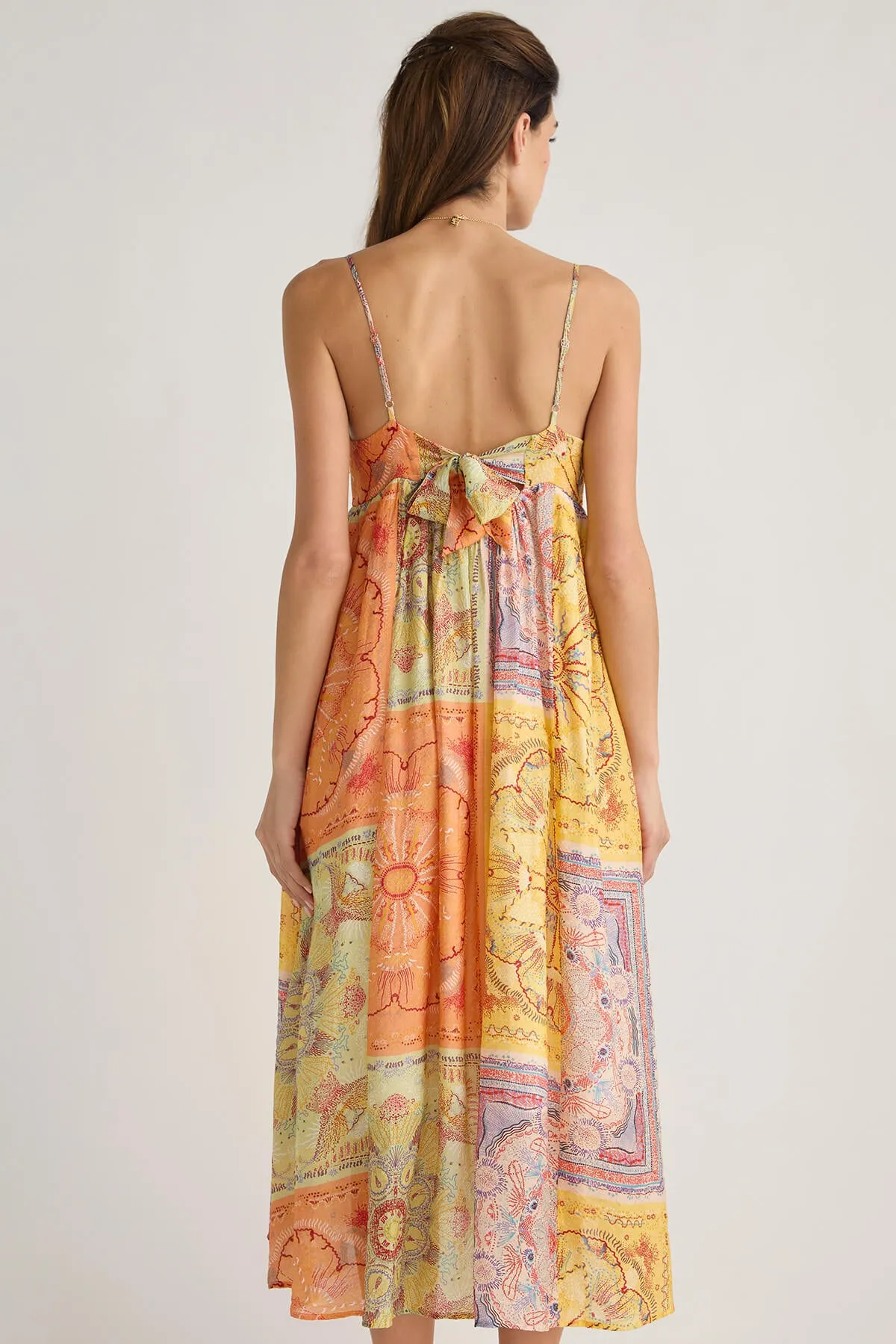 THML Patchwork Maxi Dress