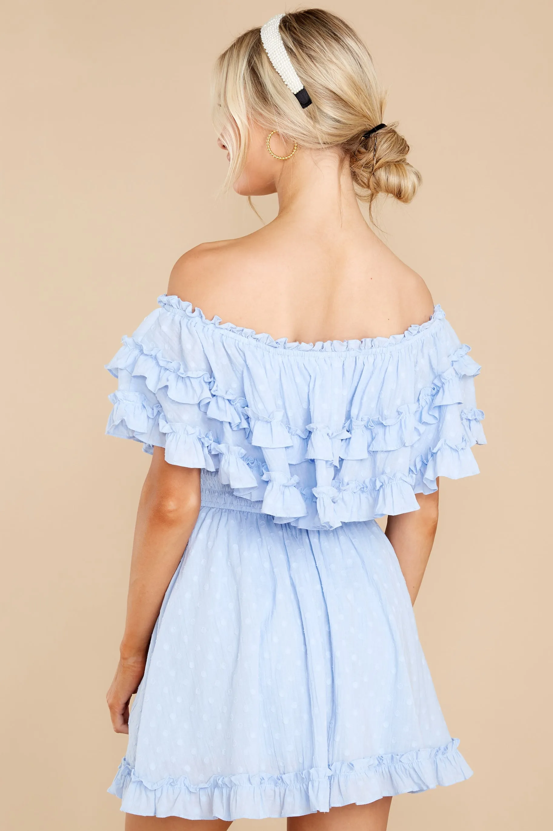 Undeniable Feelings Sky Blue Dress