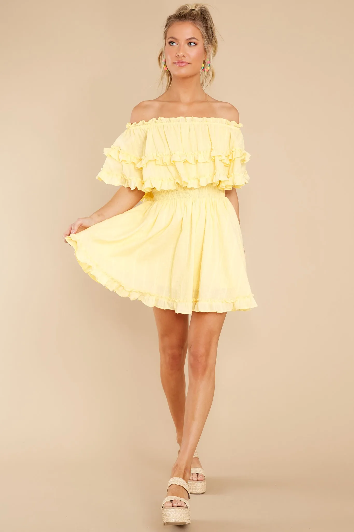 Undeniable Feelings Yellow Dress