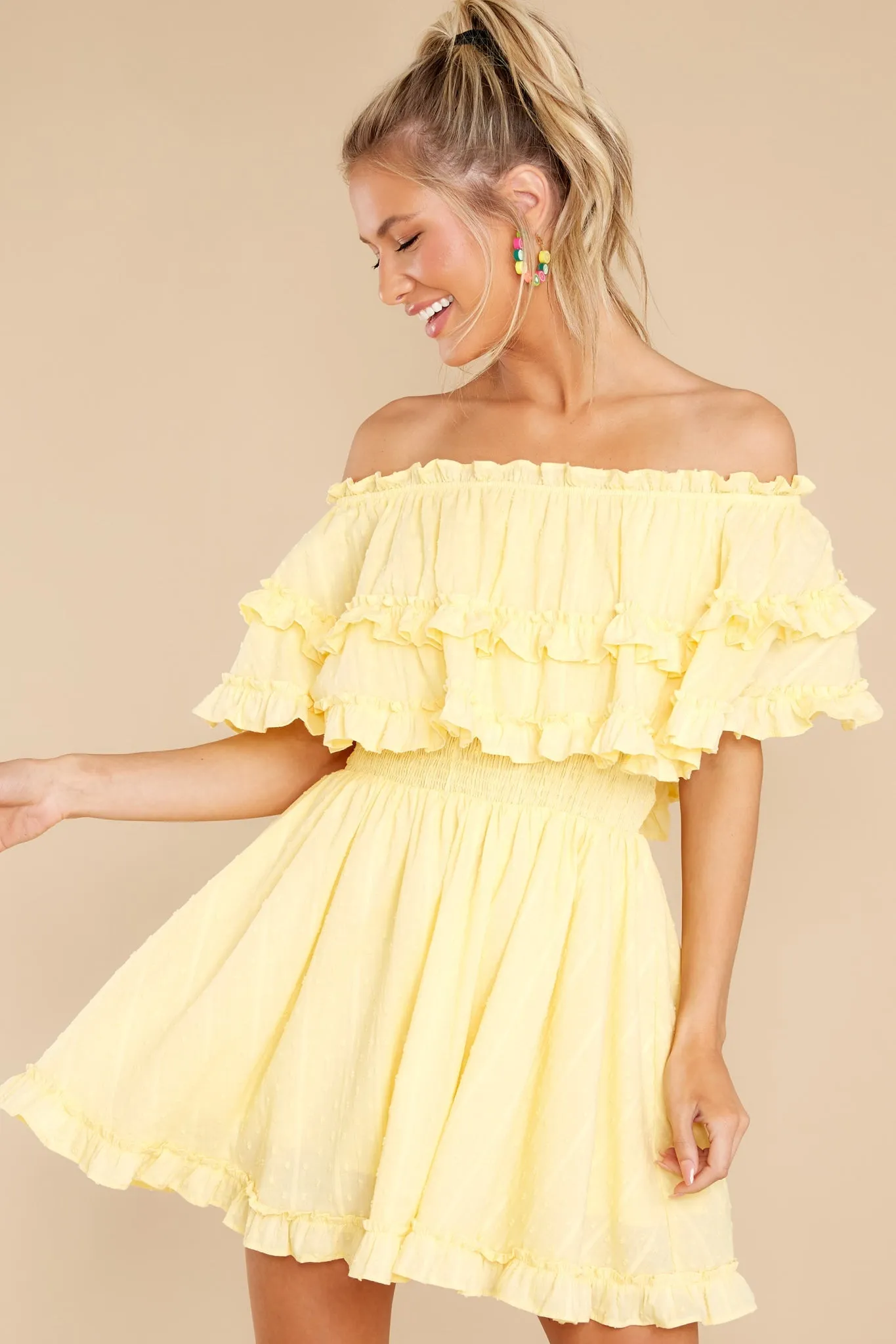 Undeniable Feelings Yellow Dress