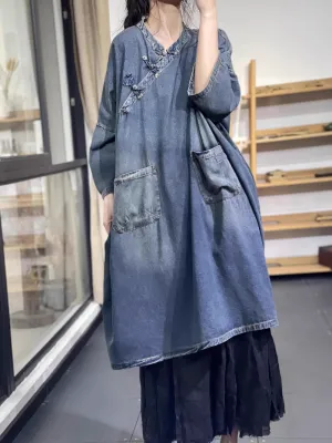 Women's Dreamer's Delight Denim Shirt Dress