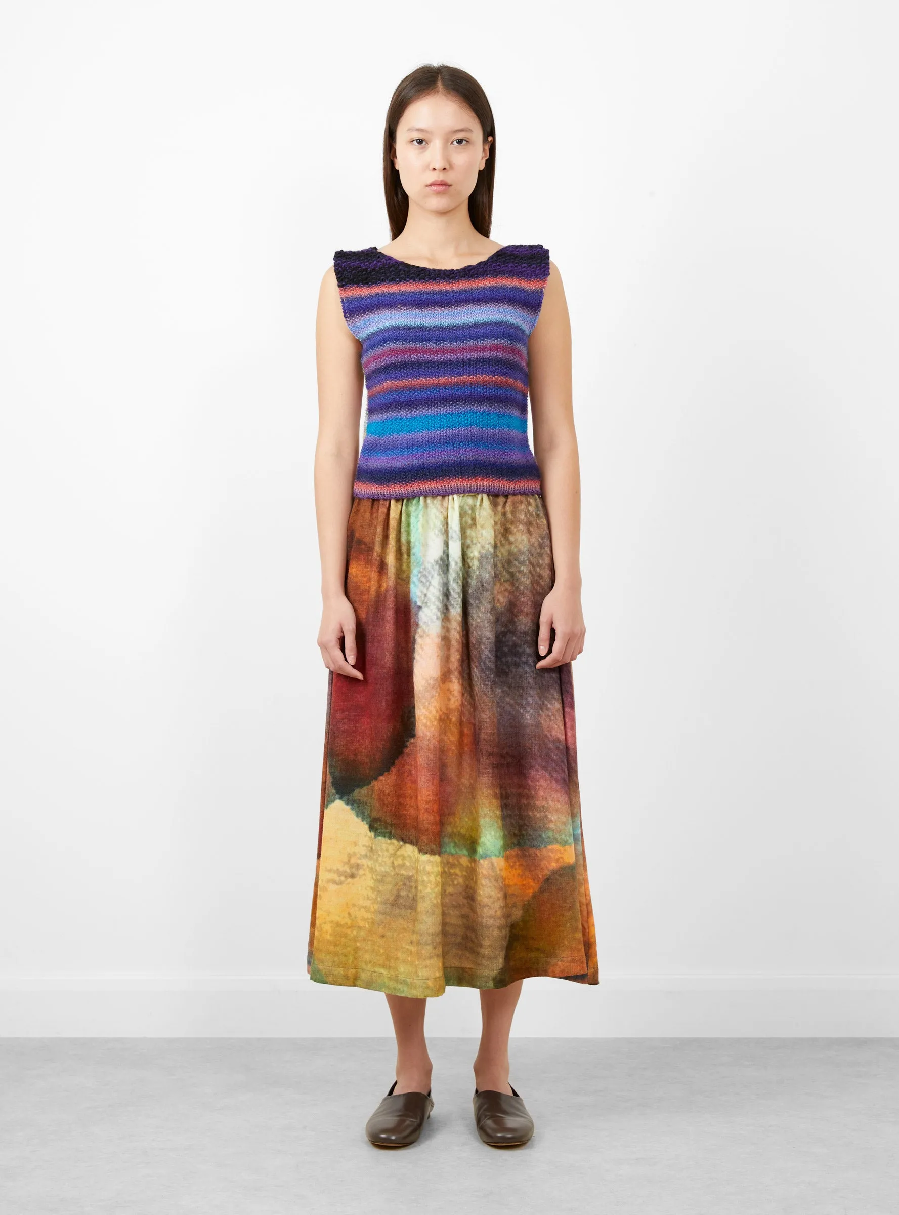 Wool Skirt Multi