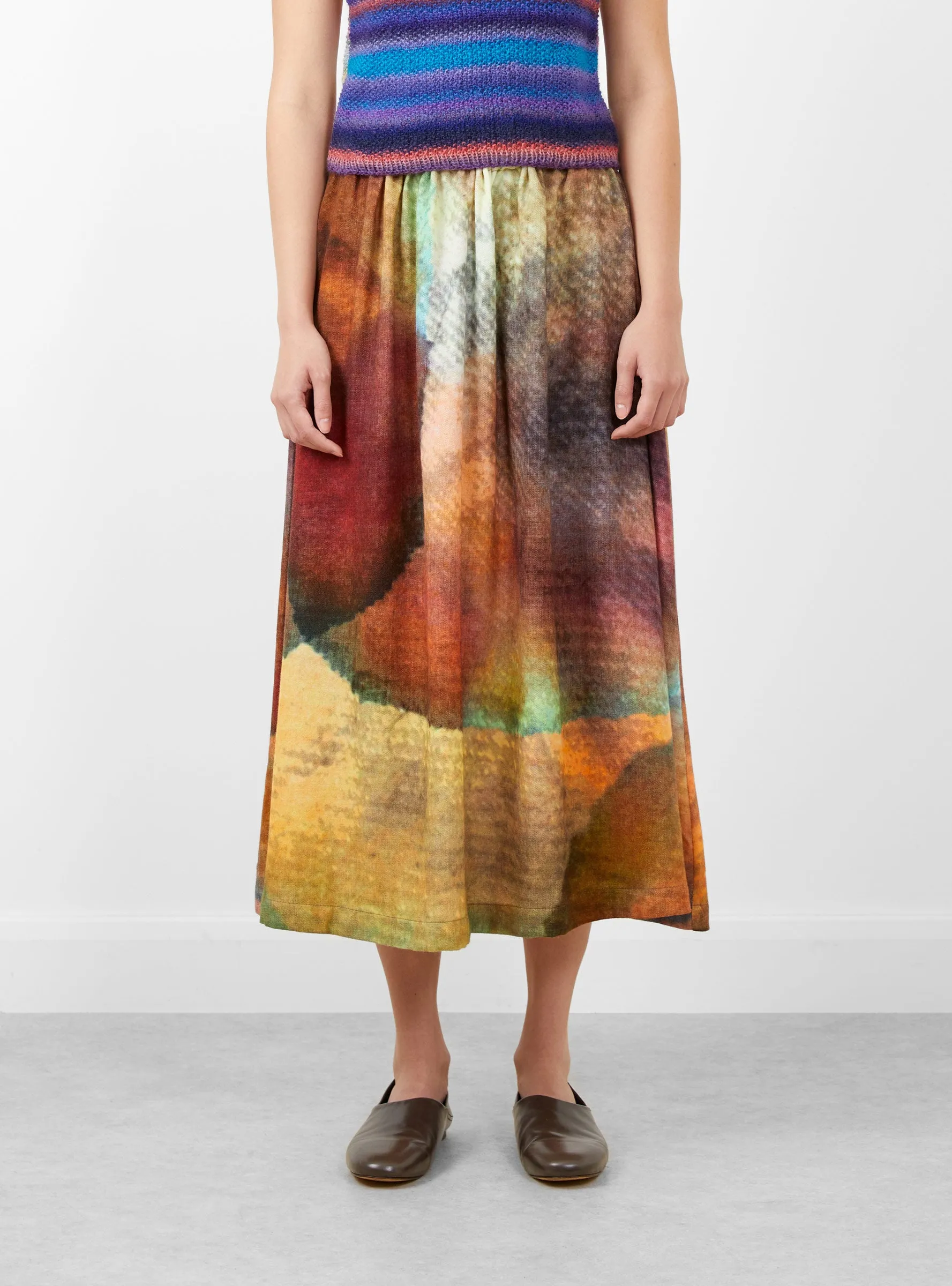 Wool Skirt Multi