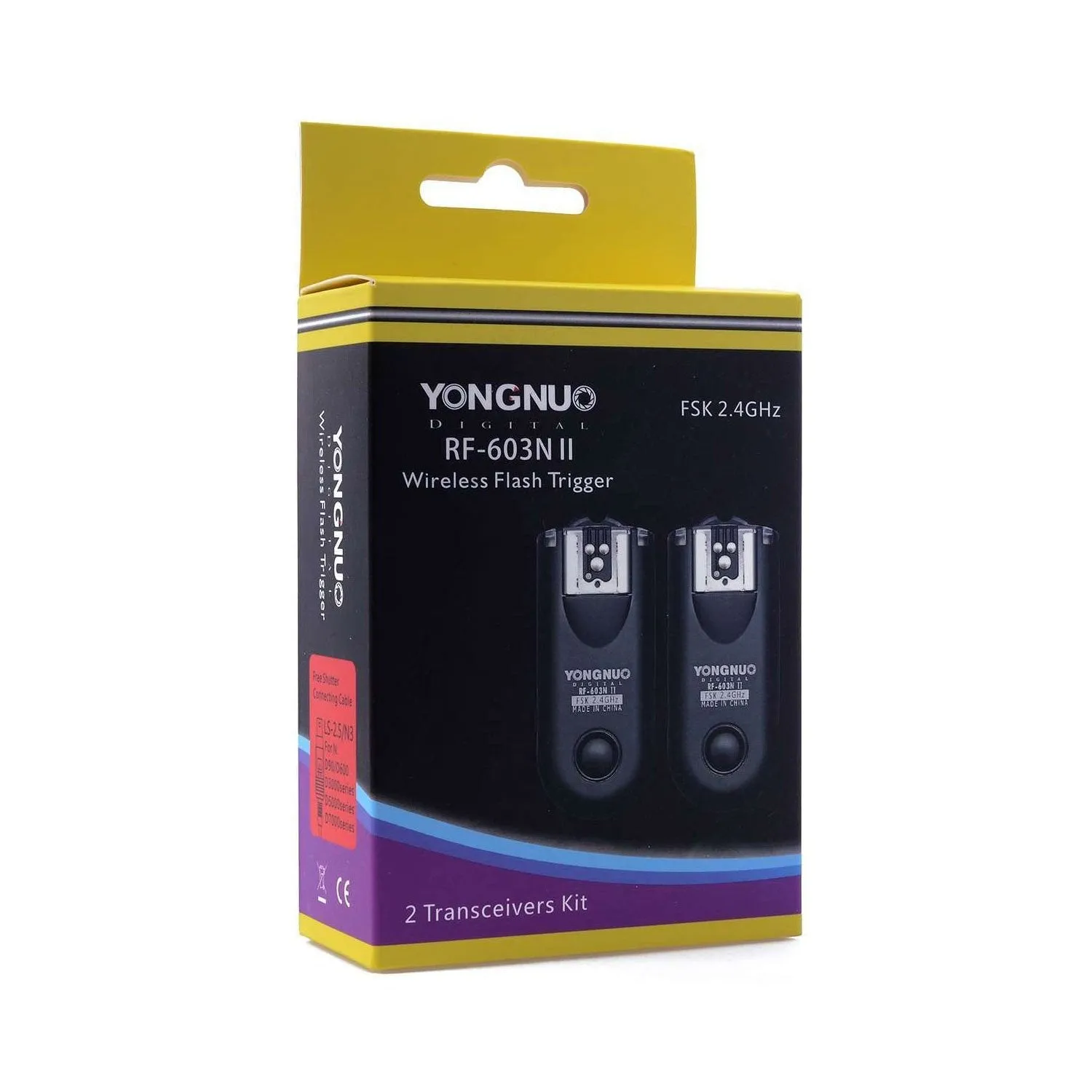 Yongnuo RF-603 II N3 Wireless Flash Speedlite Trigger Transceiver (Pair)